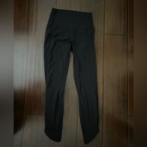 black lululemon leggings